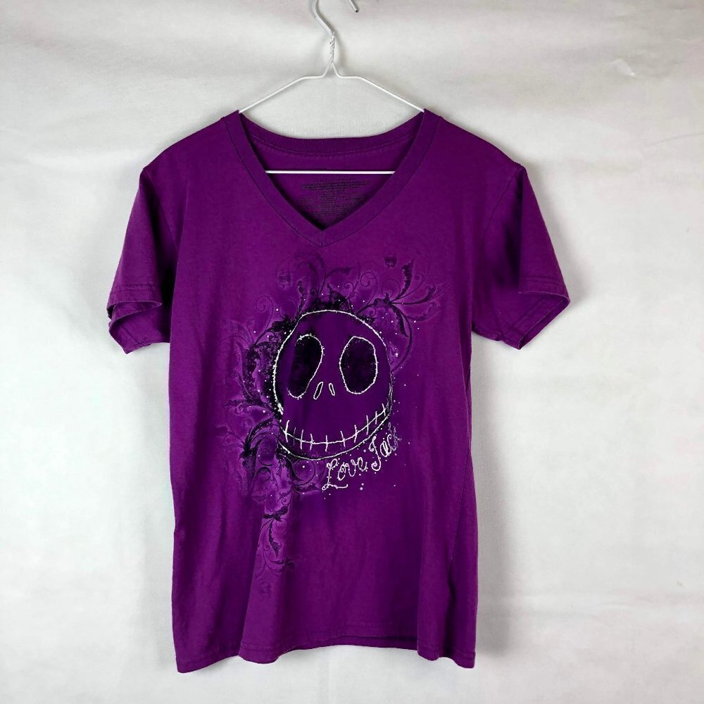 Love Jack V Neck Tee Shirt L
